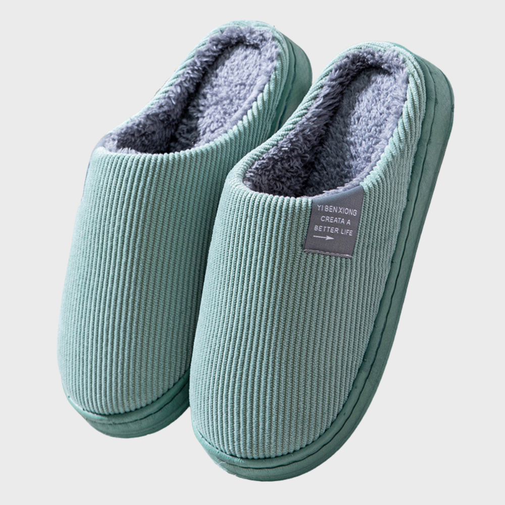 Brisia women’s slippers – soft, warm, and elegant footwear designed for indoor comfort during the winter season.