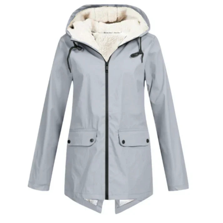 Ivy Waterproof Jacket with adjustable hood and wind-resistant design