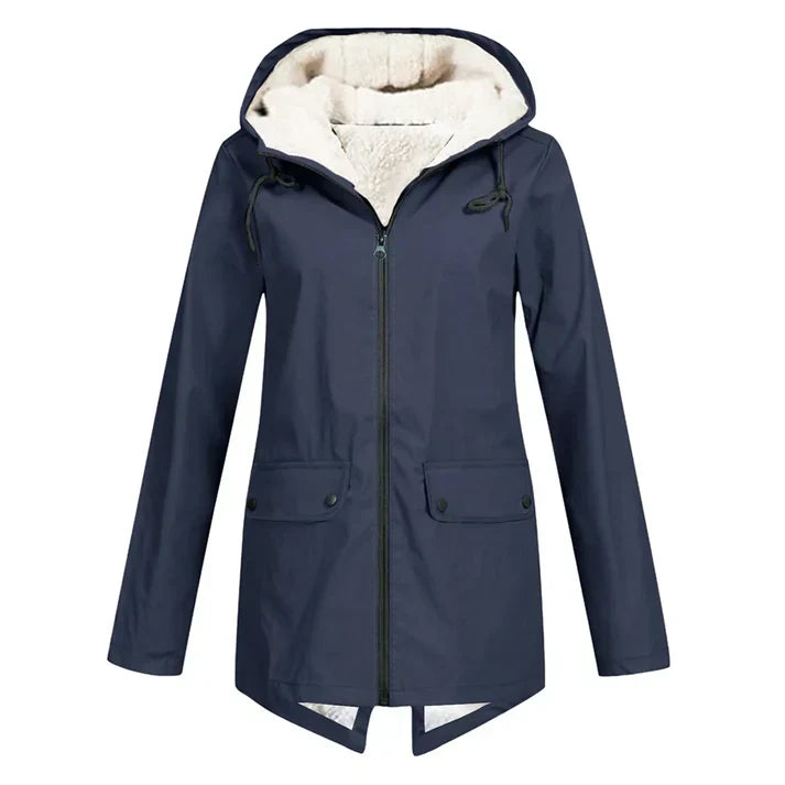 Ivy Waterproof Jacket with adjustable hood and wind-resistant design