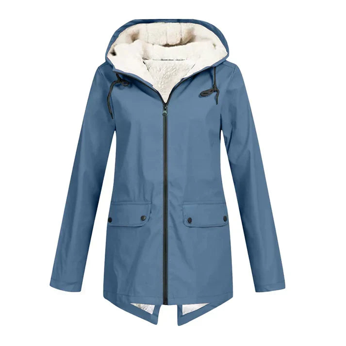 Ivy Waterproof Jacket with adjustable hood and wind-resistant design