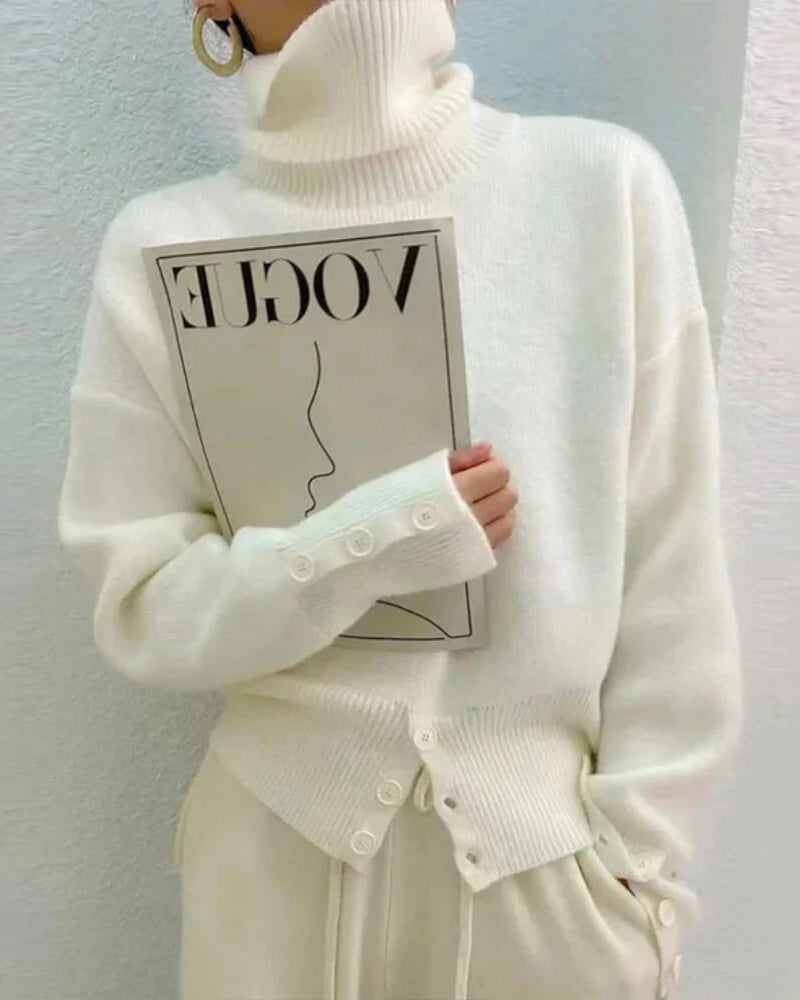 Alanny – Women’s Knitted Turtleneck Sweater