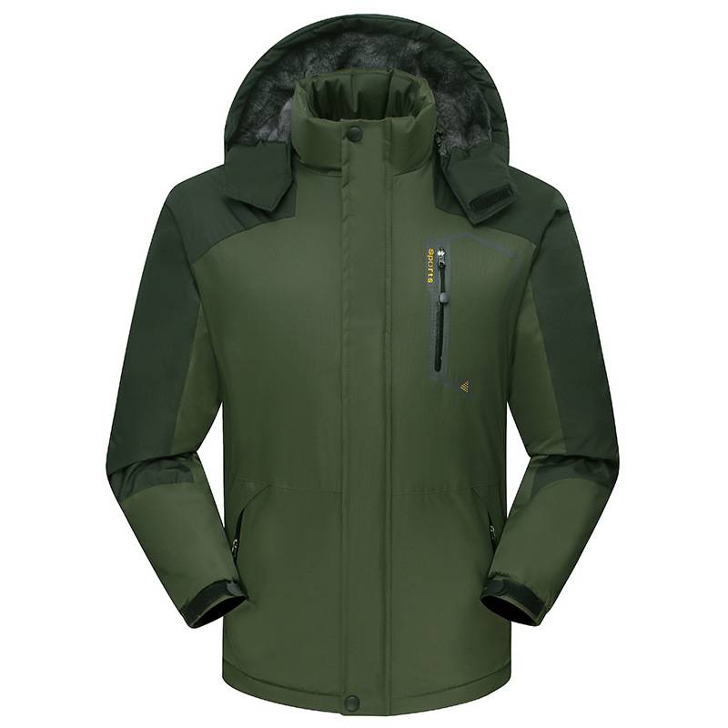 Theo men’s hooded jacket with modern fit and structured design for everyday wear