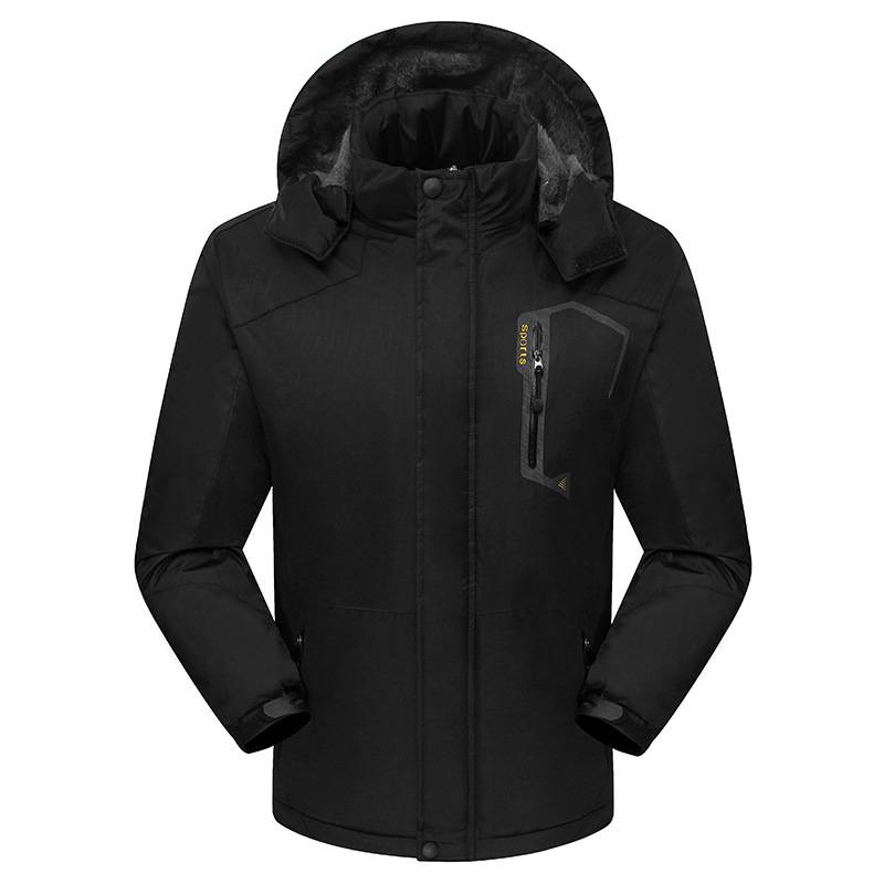 Theo men’s hooded jacket with modern fit and structured design for everyday wear