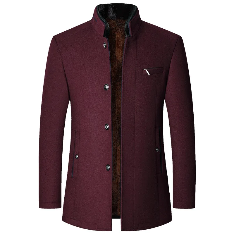 Kellan men’s coat with tailored fit and structured collar, polished and versatile outerwear