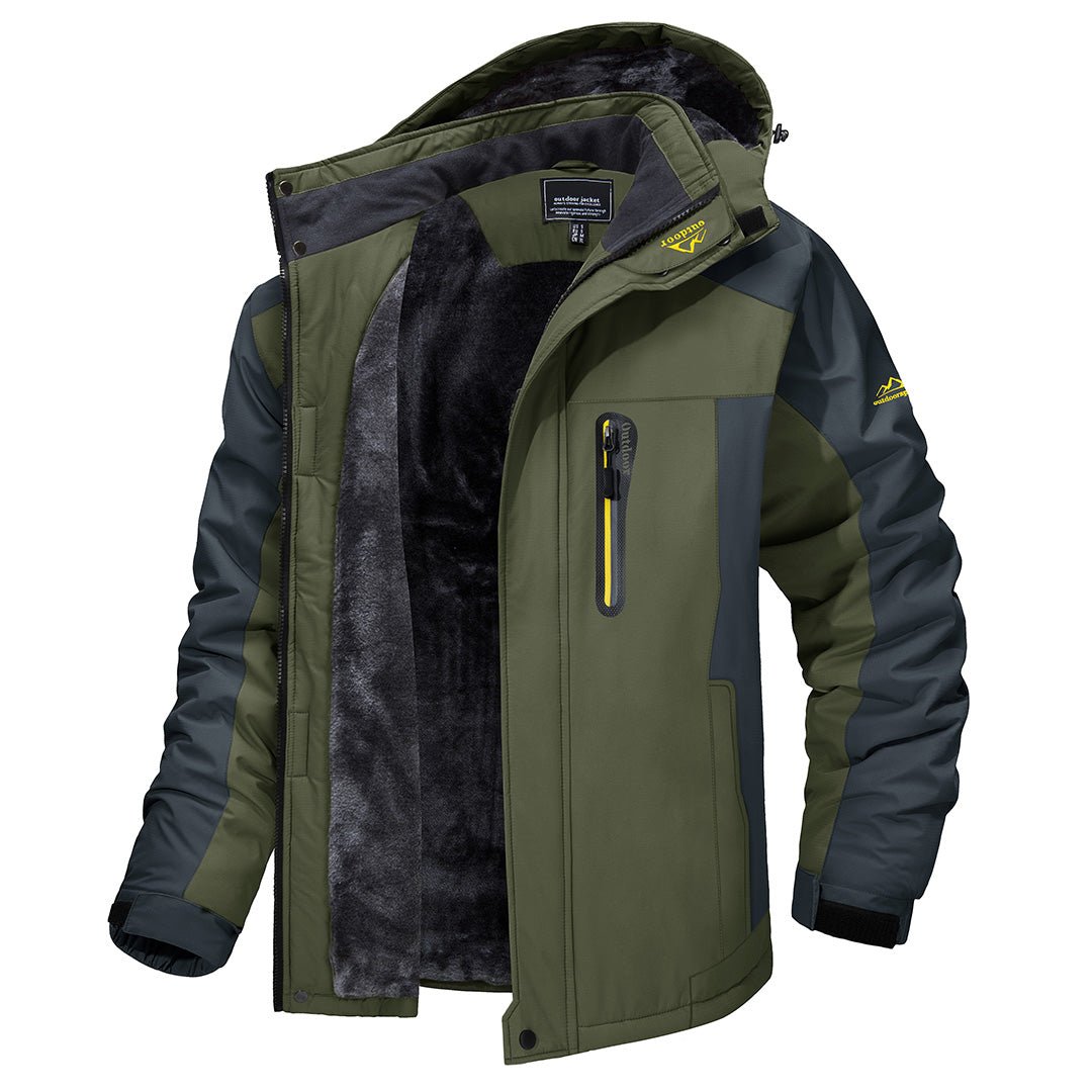 Theo men’s hooded jacket with modern fit and structured design for everyday wear