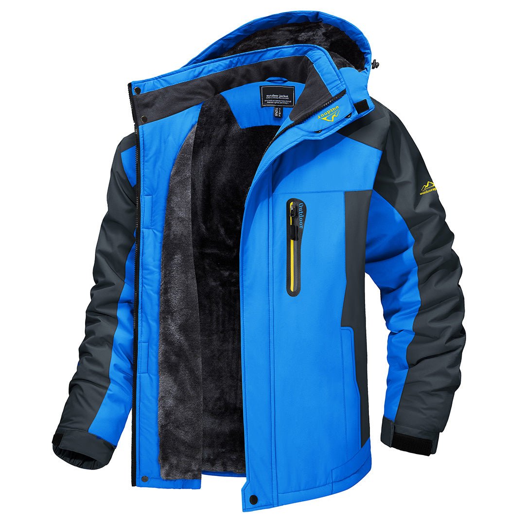 Theo men’s hooded jacket with modern fit and structured design for everyday wear
