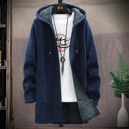 Marco men's hooded sweatshirt with a relaxed fit and clean silhouette, soft and versatile style.