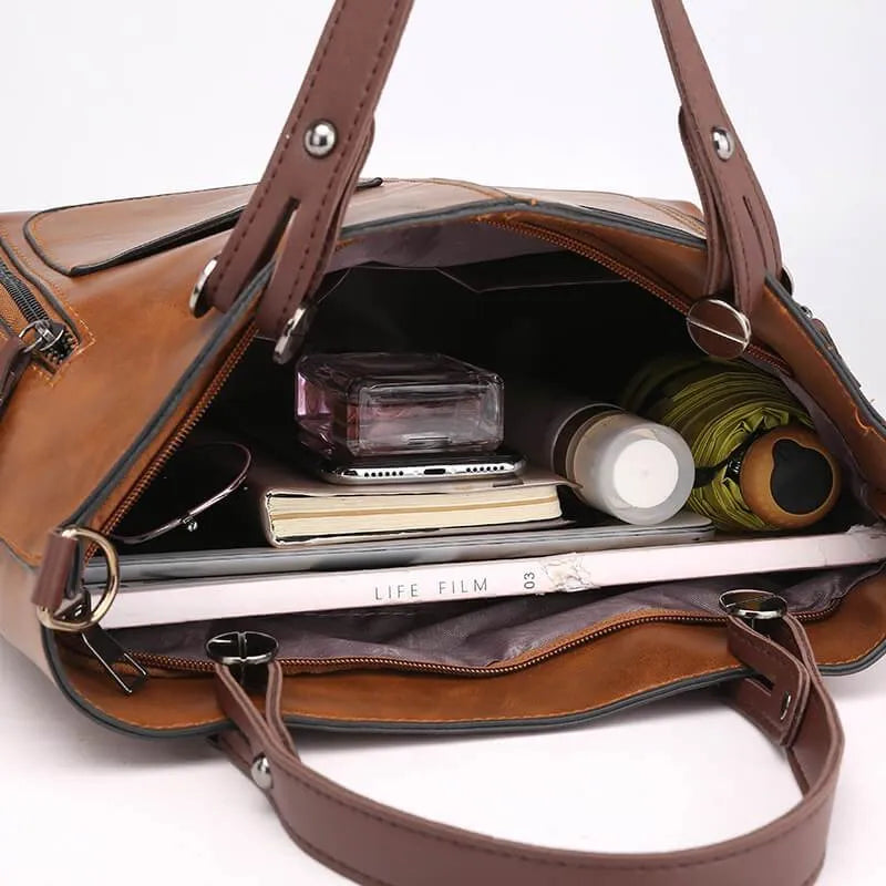 Sabrina elegant structured handbag for women with a polished appearance and well-organized pockets.