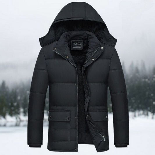 Leo warm and elegant men's jacket with a tailored fit and a clean, modern silhouette.