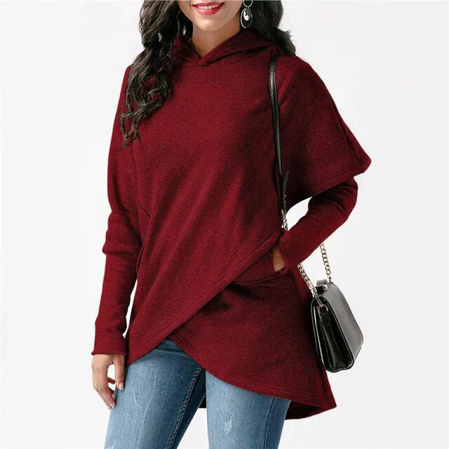 Amiri women’s relaxed fit hoodie with generous hood and contemporary casual design