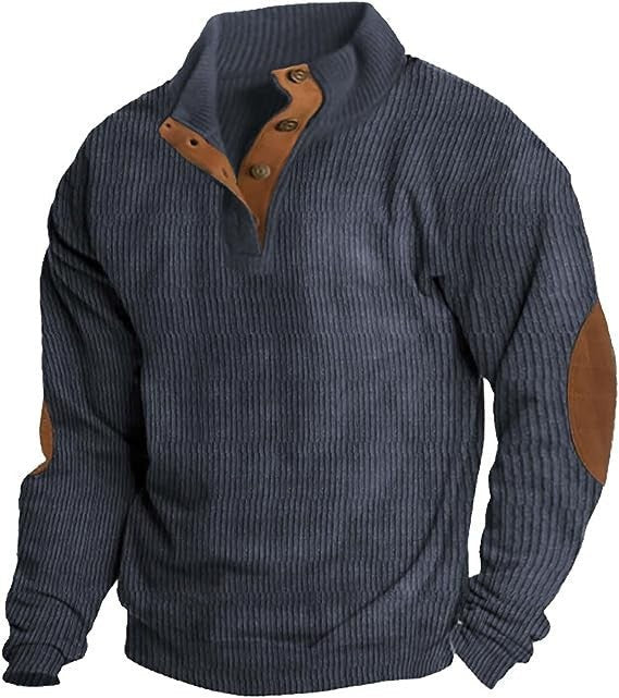 Roderick men’s polo with retro-inspired design and structured collar, classic and versatile style