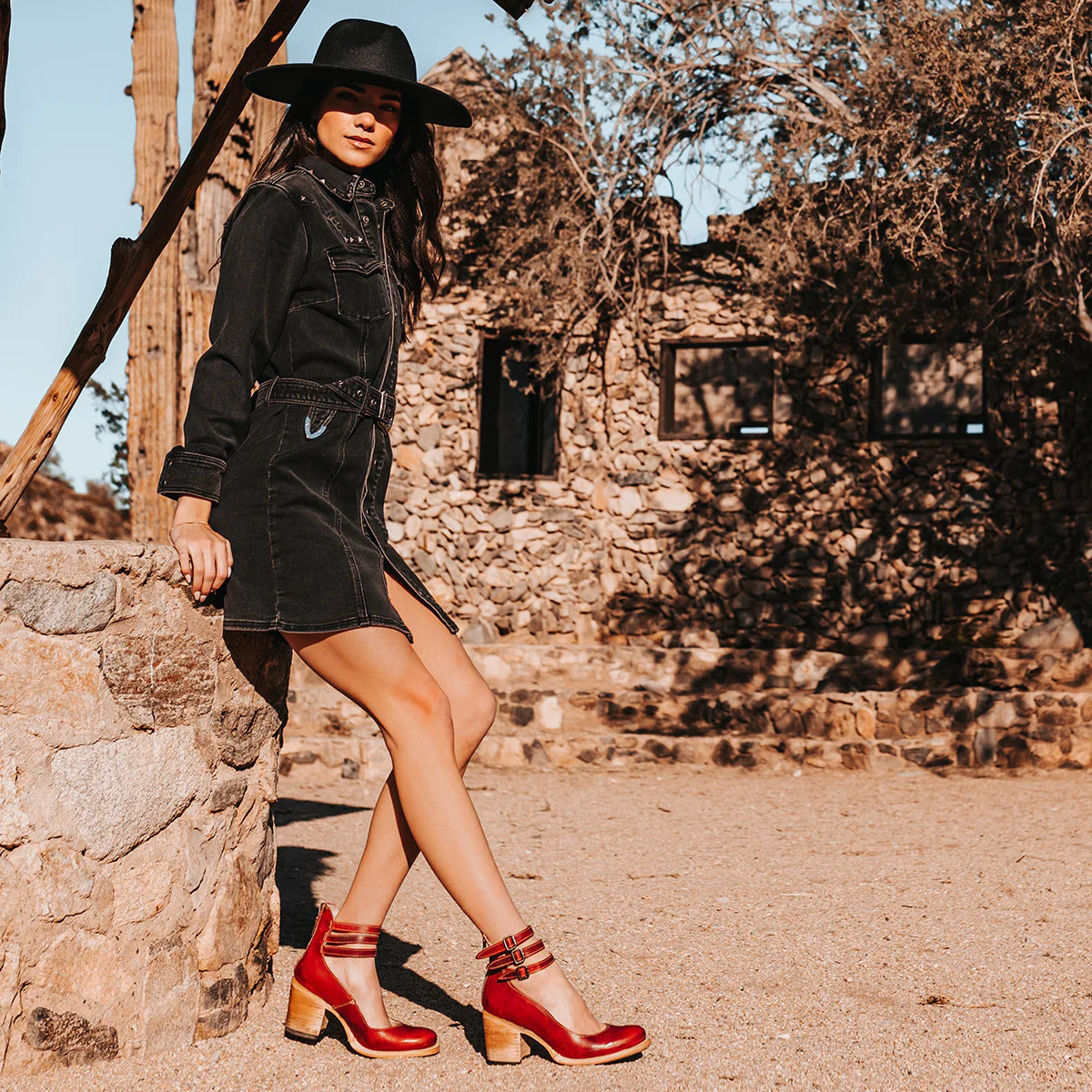 Amara women's elegant heels with a triple strap design and a sleek, modern silhouette.