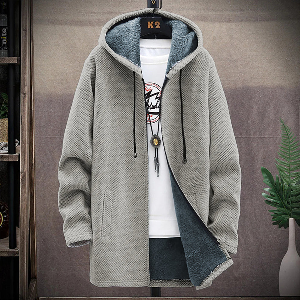 Marco men's hooded sweatshirt with a relaxed fit and clean silhouette, soft and versatile style.