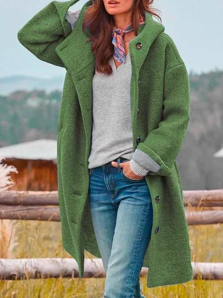 Ruby Snug Comfort Coat with sleek design and practical pockets