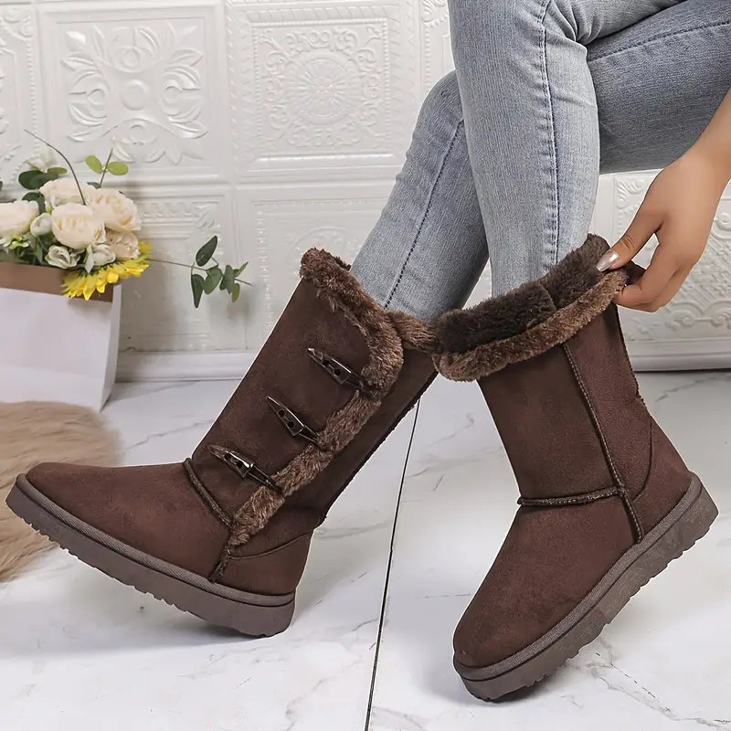 Jadiya women’s ankle boots with polar lining – elegant and warm for autumn and winter outfits.