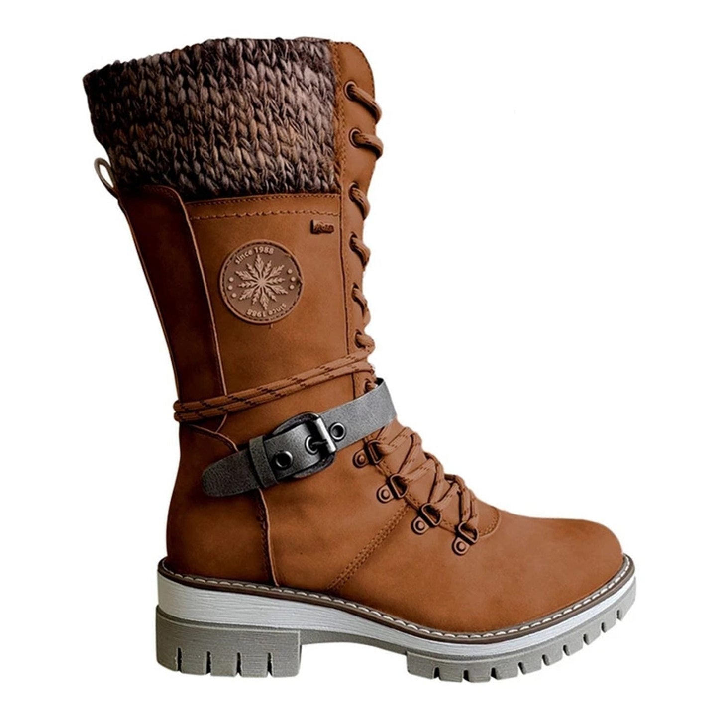 Batia women’s comfortable winter boots with tall silhouette, zip closure, and refined design