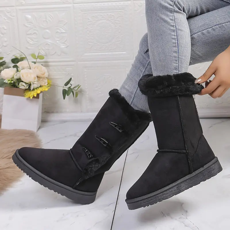 Jadiya women’s ankle boots with polar lining – elegant and warm for autumn and winter outfits.