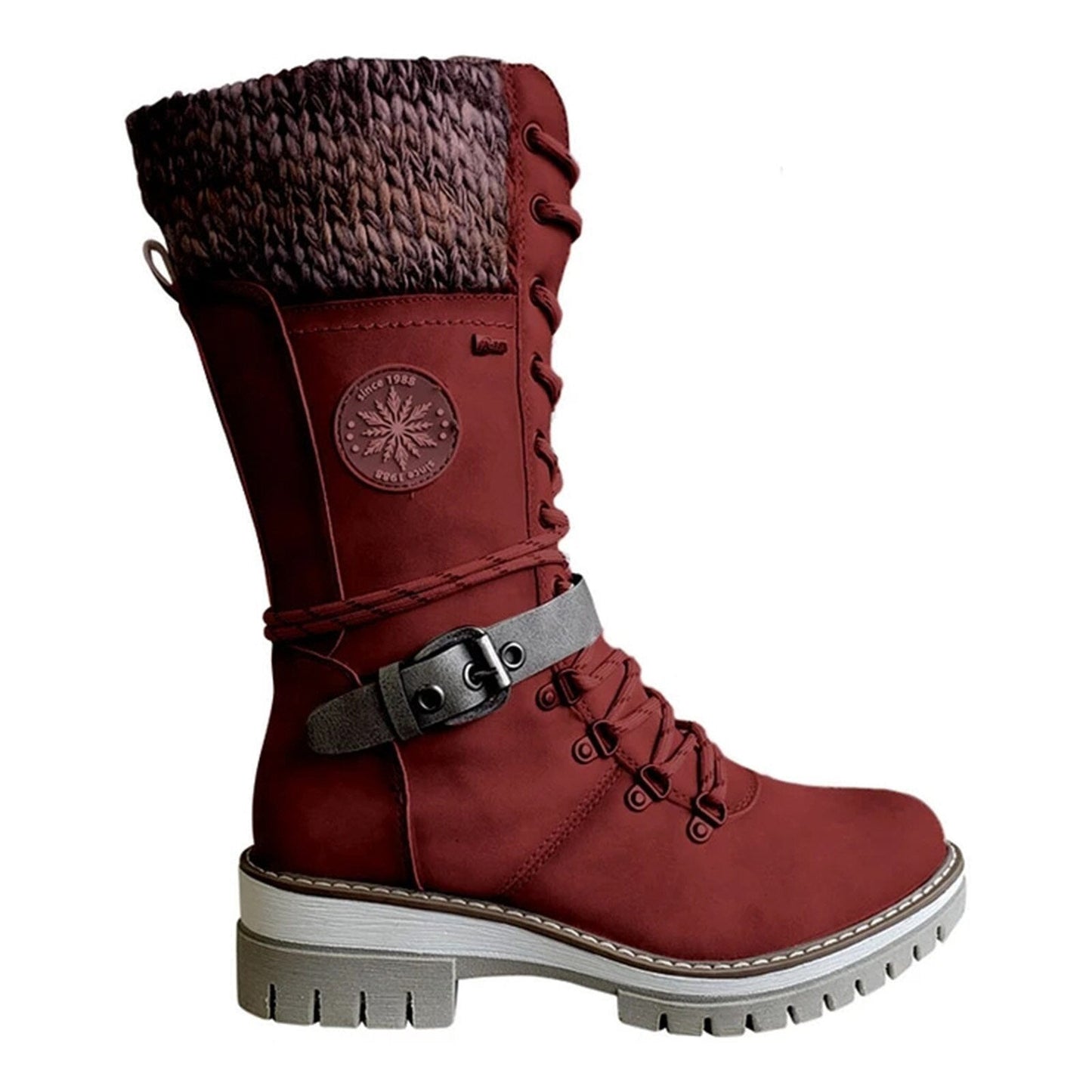 Batia women’s comfortable winter boots with tall silhouette, zip closure, and refined design