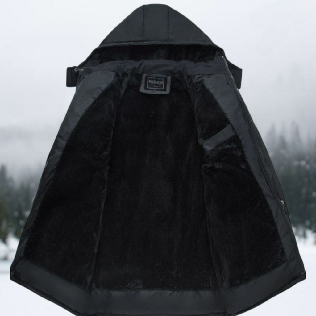 Leo warm and elegant men's jacket with a tailored fit and a clean, modern silhouette.