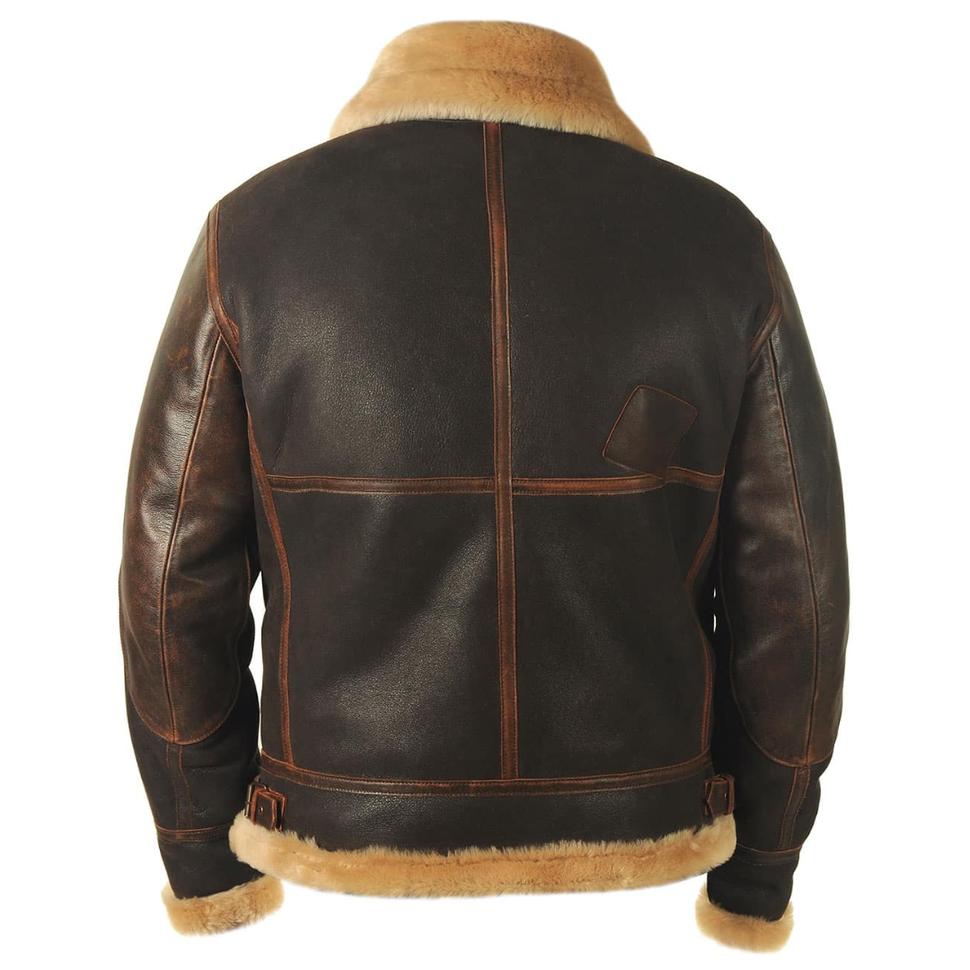 Axel men's pilot jacket with a structured silhouette and a soft inner lining.