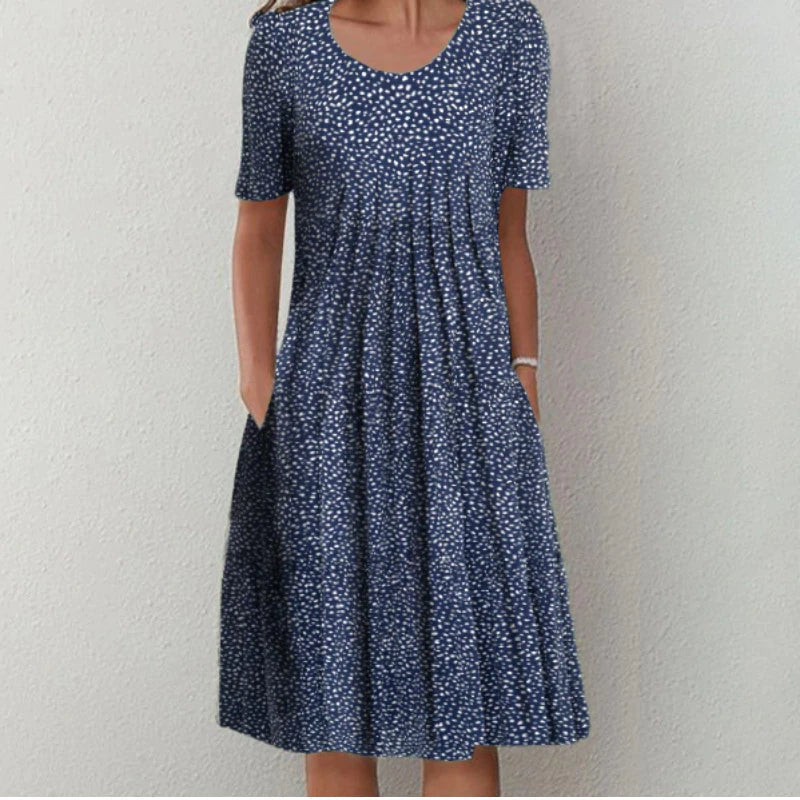 Amelia Rose Stylish Cotton Dress in elegant and versatile design