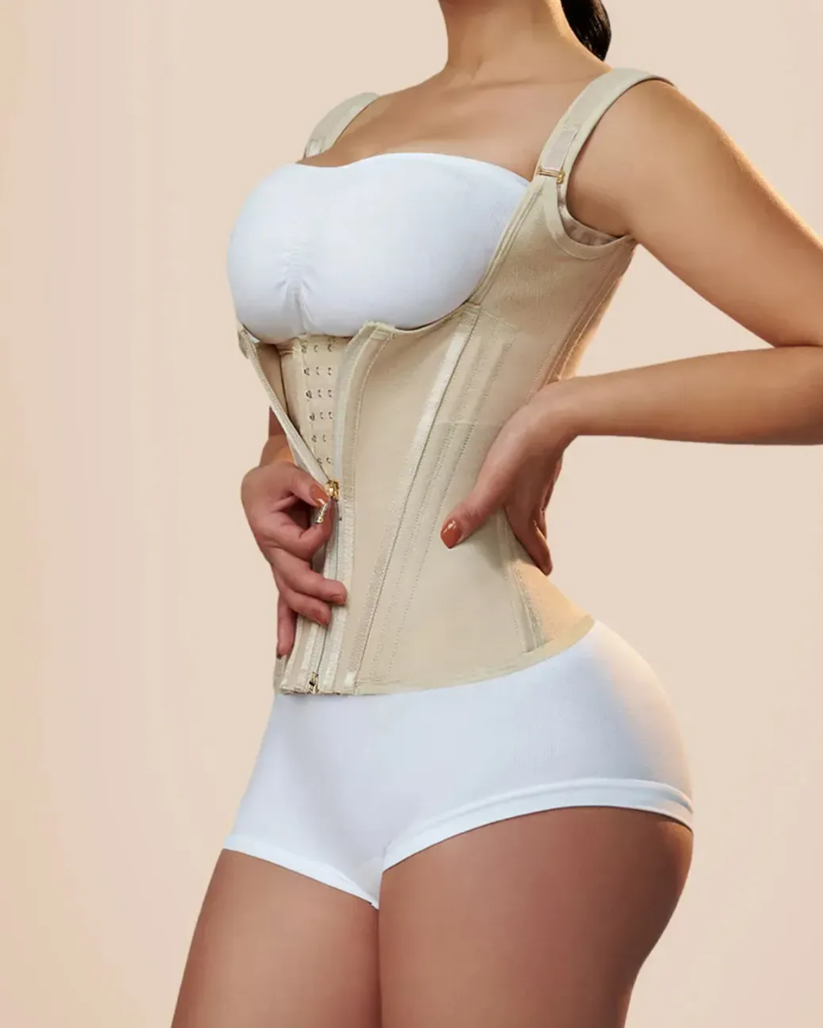 Elowen women’s waist belt with flexible boning and shaping fabric – elegant supportive accessory