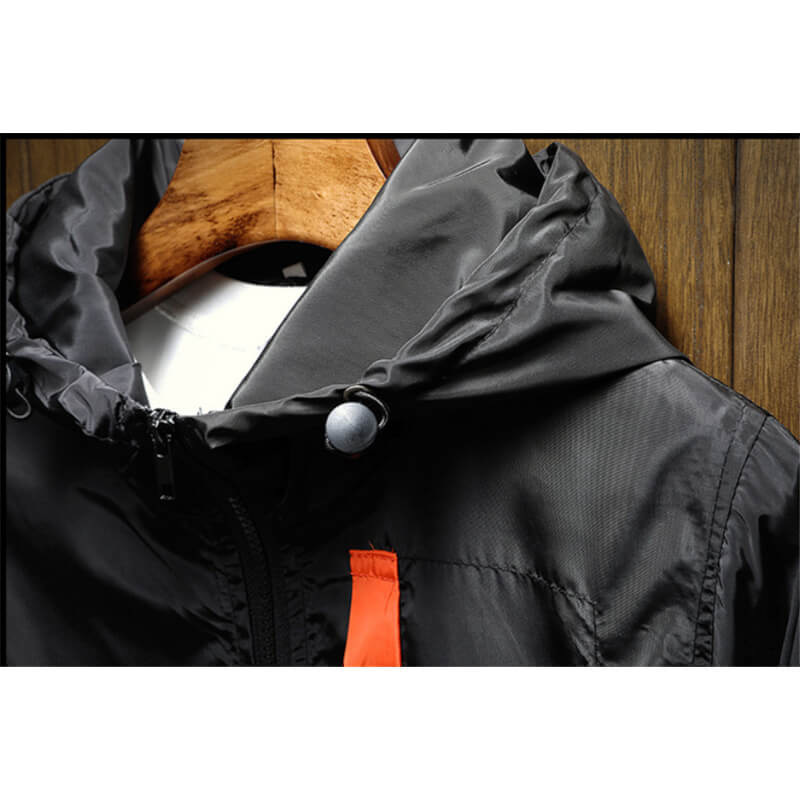 Maddox men’s windbreaker jacket with lightweight fabric and functional pockets, casual urban style