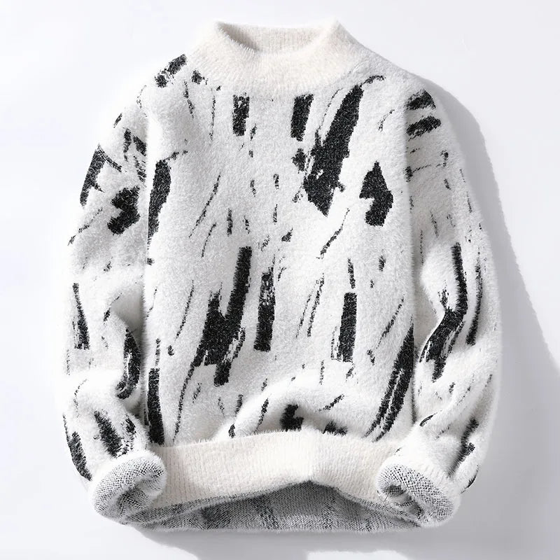 Aurelio unisex fleece sweater with relaxed fit and clean silhouette, soft and versatile style