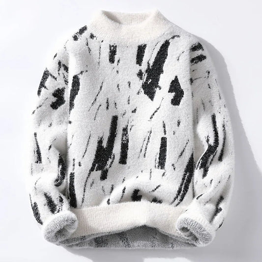 Aurelio unisex fleece sweater with relaxed fit and clean silhouette, soft and versatile style