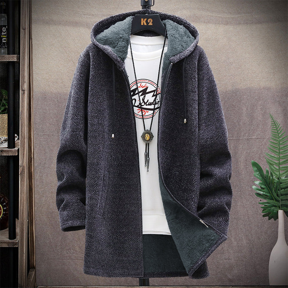 Marco men's hooded sweatshirt with a relaxed fit and clean silhouette, soft and versatile style.