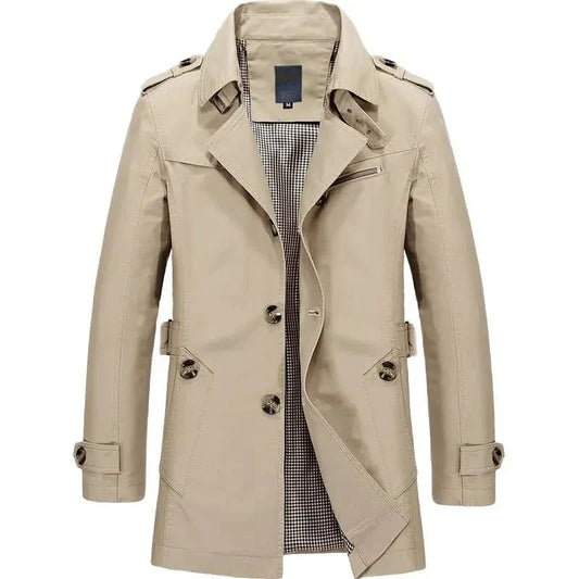 Rhys men's casual winter jacket with a clean, modern design and a structured, tailored fit.