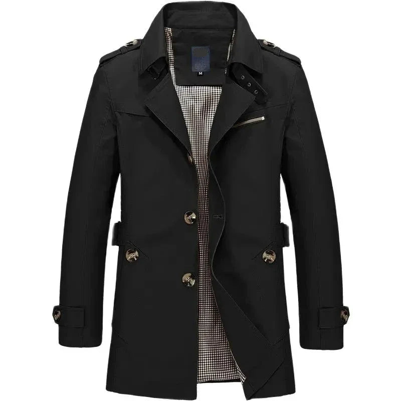 Rhys men's casual winter jacket with a clean, modern design and a structured, tailored fit.