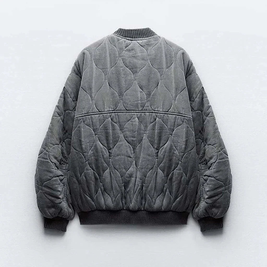 Flavia women’s oversized bomber jacket with modern urban style for autumn and winter
