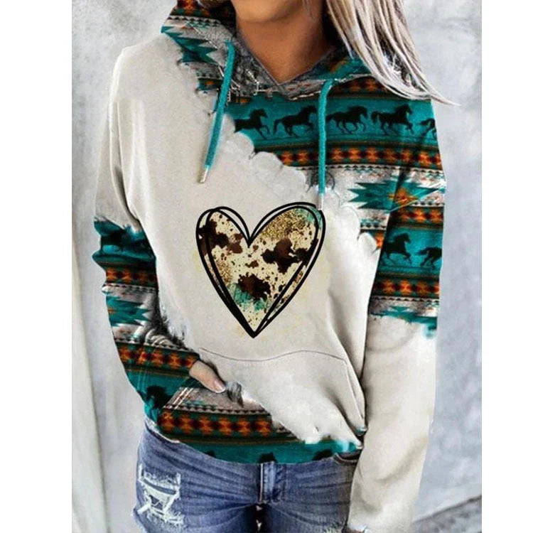 Maeve casual hoodie in soft-touch fabric with hood and side pockets