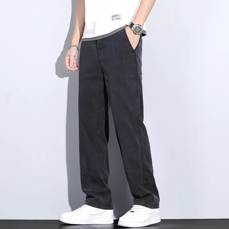 Axel men’s stretch jeans with elastic waistband and modern silhouette
