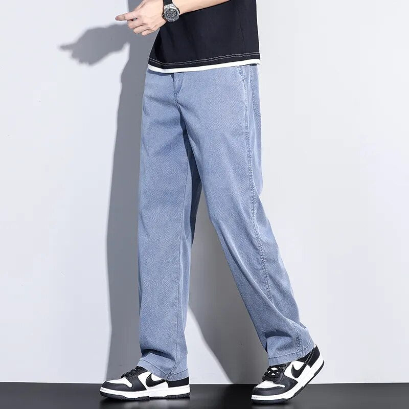 Axel men’s stretch jeans with elastic waistband and modern silhouette