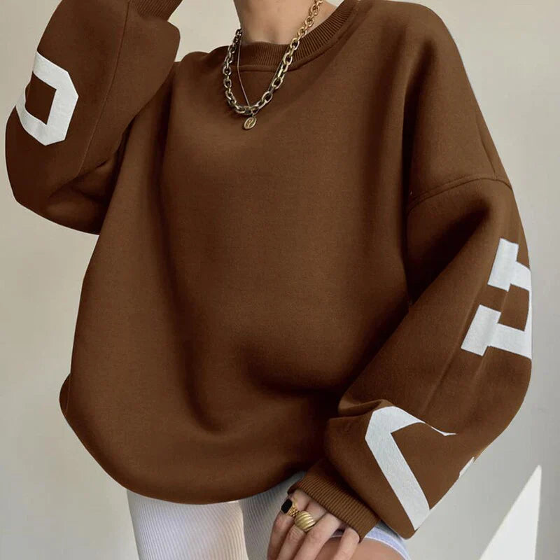 Callen men’s crew neck sweatshirt with bold Chicago back print and New York graphic detail