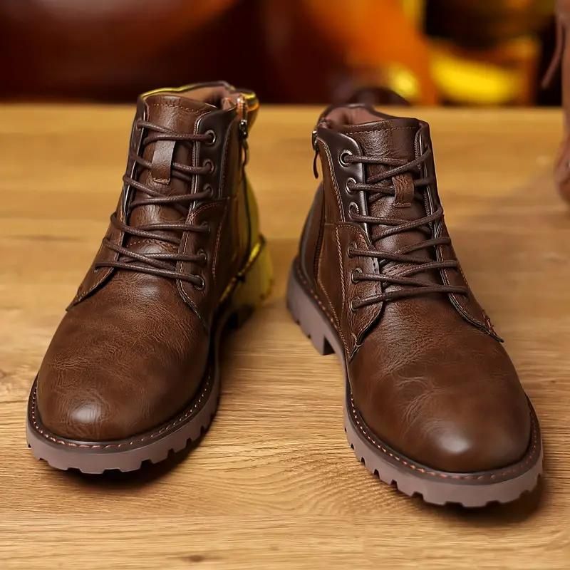 Adrian men’s elegant ankle boots with structured silhouette and modern design