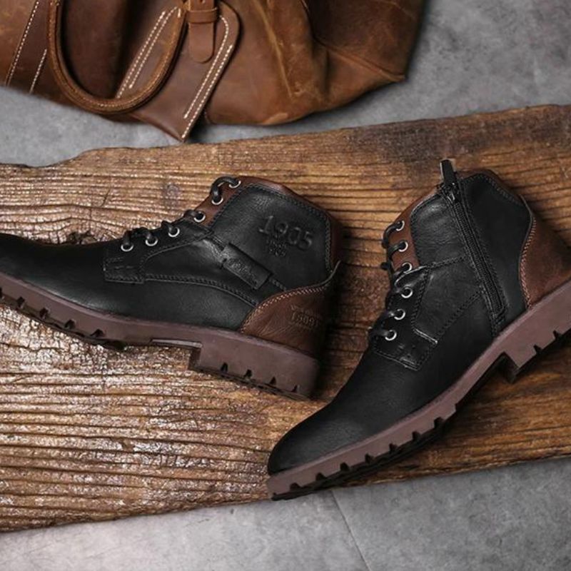 Adrian men’s elegant ankle boots with structured silhouette and modern design