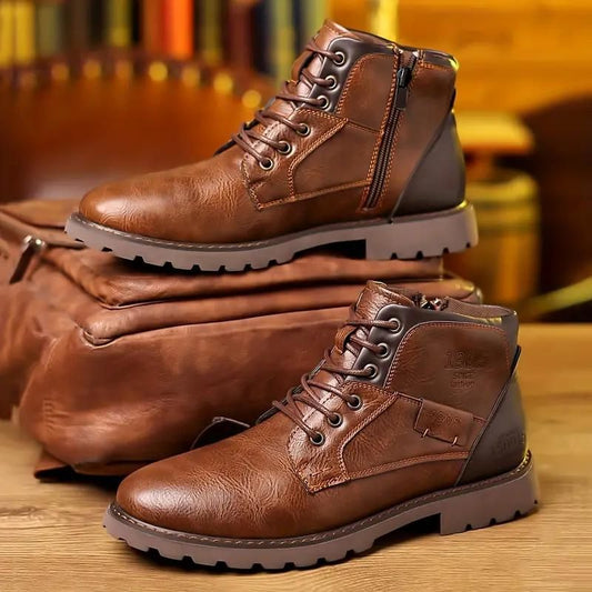 Adrian men’s elegant ankle boots with structured silhouette and modern design