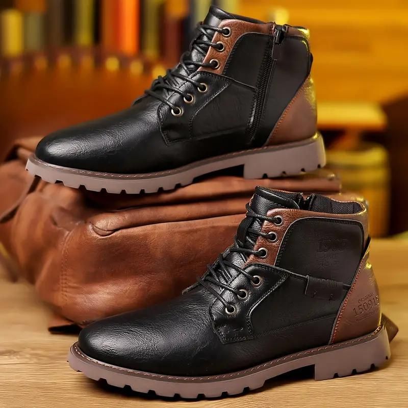 Adrian men’s elegant ankle boots with structured silhouette and modern design