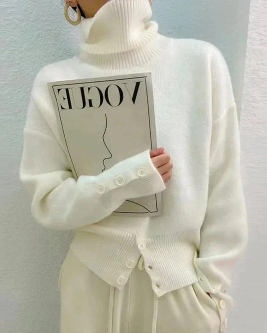 Alanny – Women’s Knitted Turtleneck Sweater