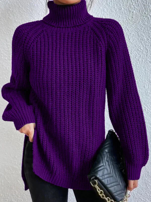 Mireille – Women’s Knit Turtleneck Sweater