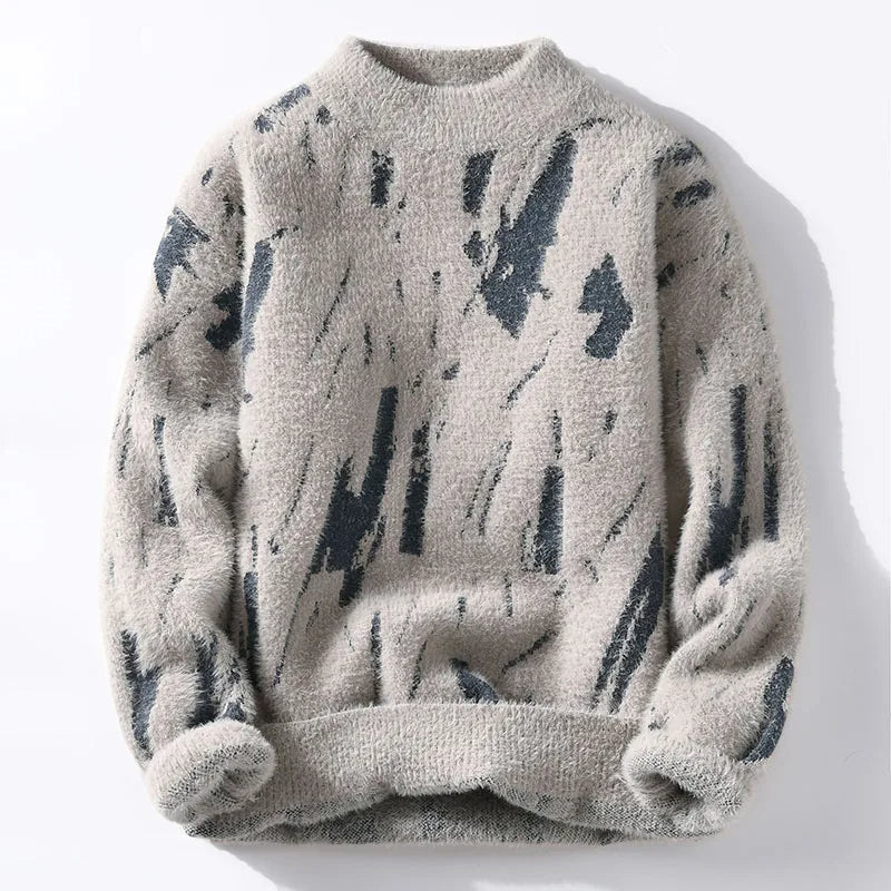 Aurelio unisex fleece sweater with relaxed fit and clean silhouette, soft and versatile style