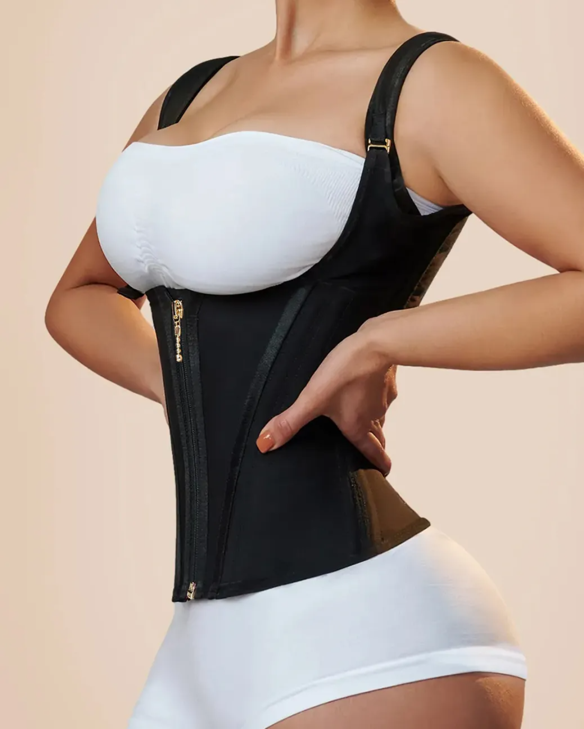 Elowen women’s waist belt with flexible boning and shaping fabric – elegant supportive accessory
