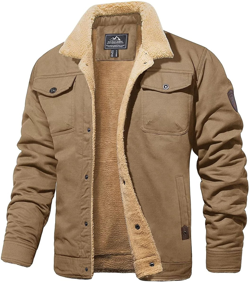 Finn stylish men's jacket with a modern, clean-cut design and a warm lined interior.