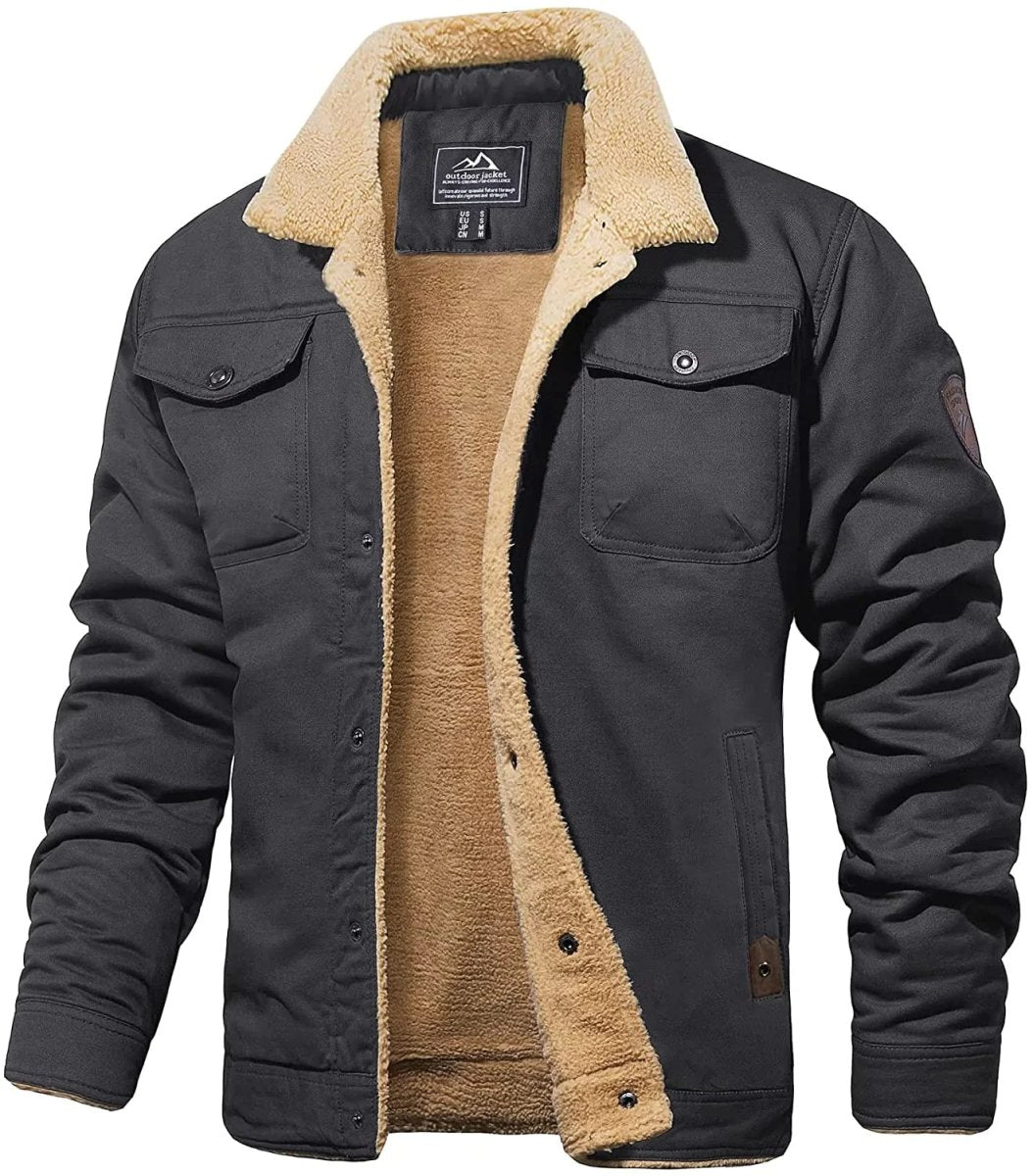 Finn stylish men's jacket with a modern, clean-cut design and a warm lined interior.
