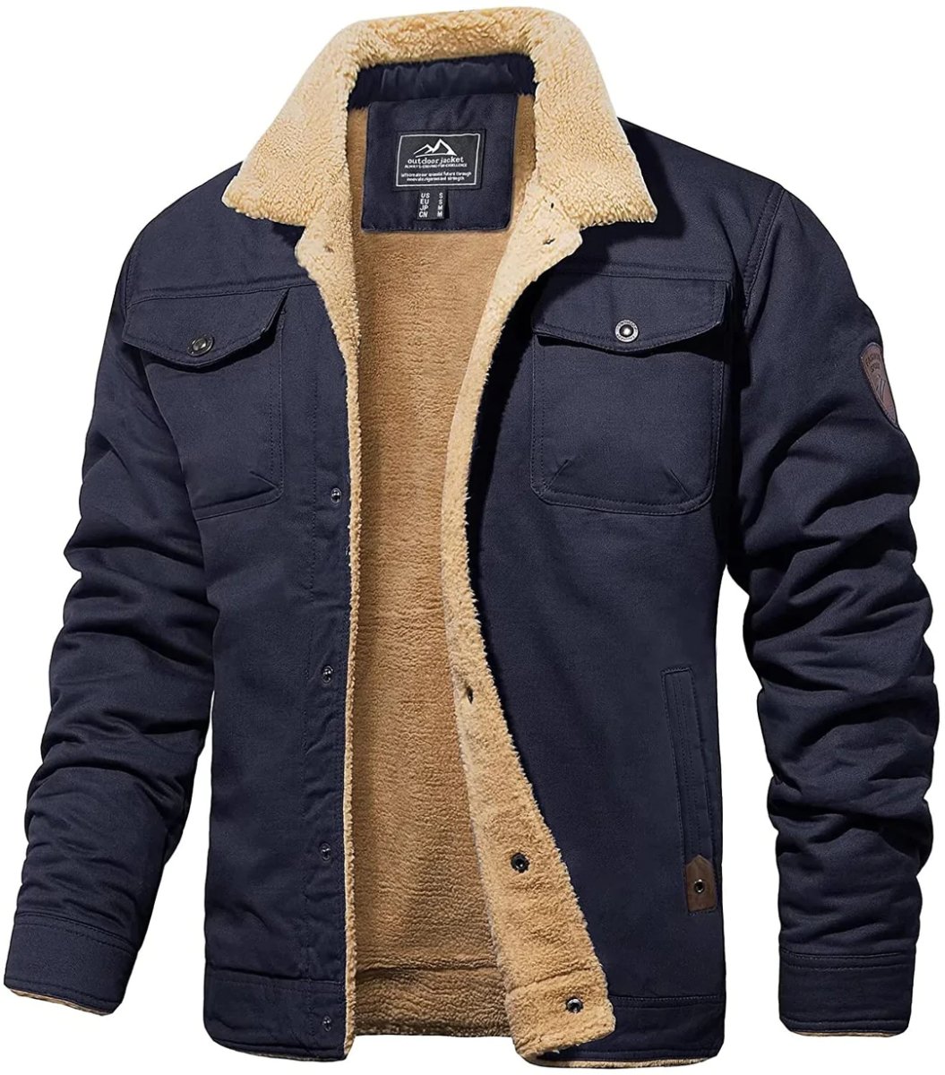 Finn stylish men's jacket with a modern, clean-cut design and a warm lined interior.