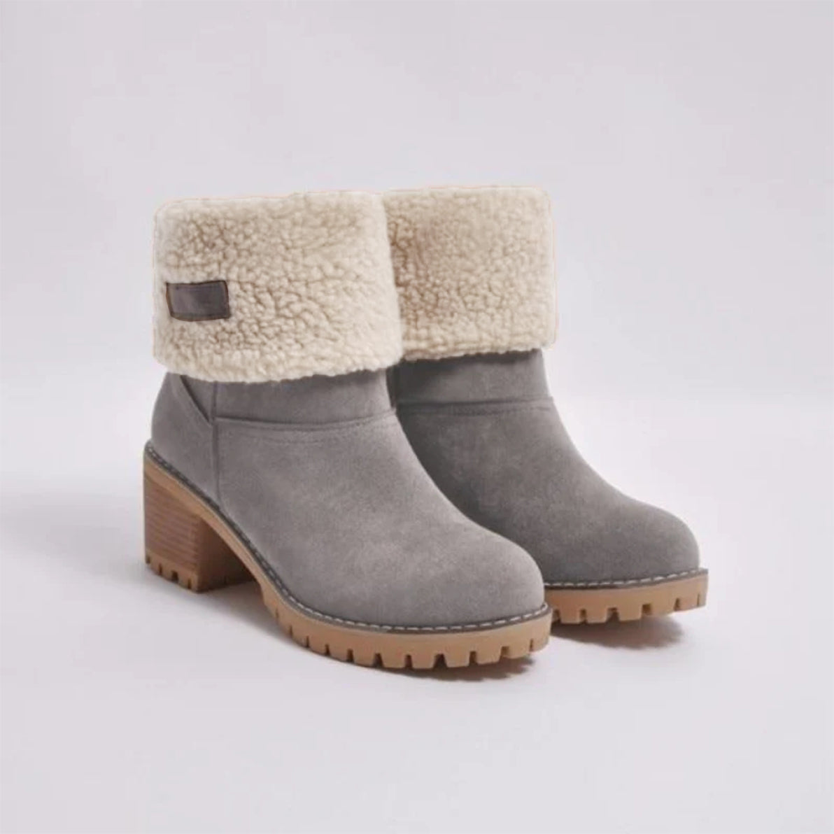 Alva women’s winter ankle boots with fleece lining and non-slip sole for warmth and style