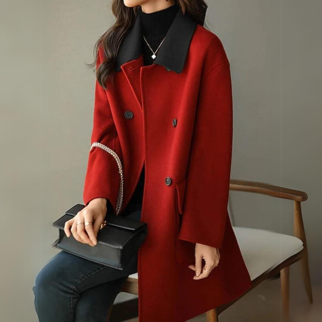 Beatrice Stylish Winter Outerwear Coat with premium warm fabric